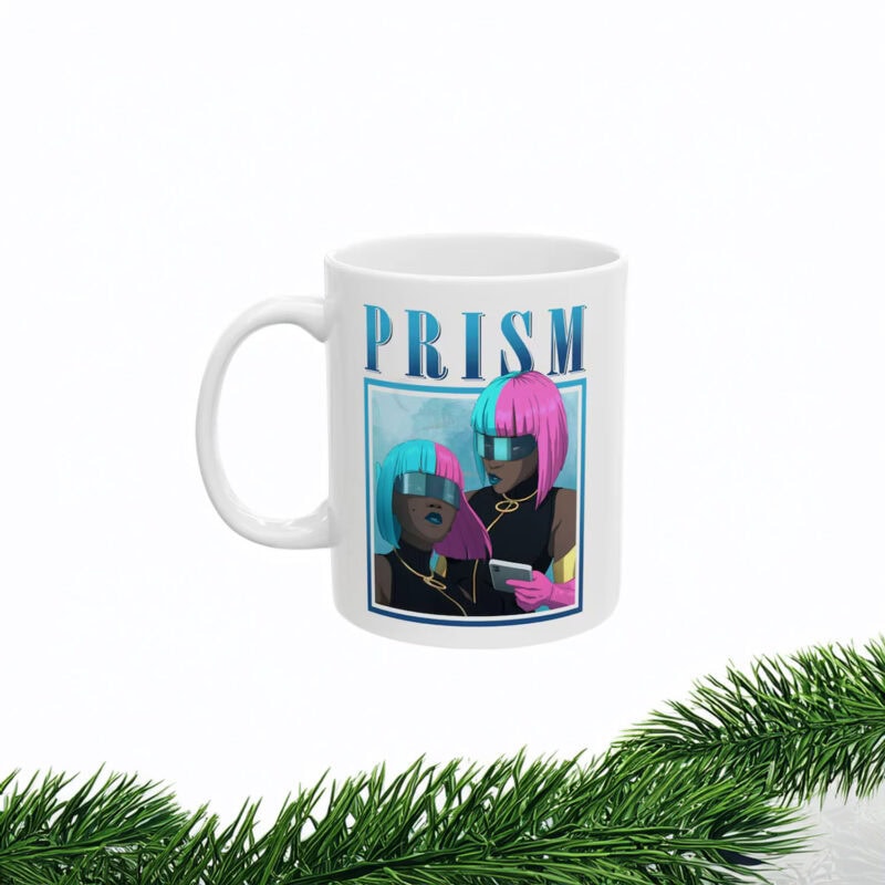 Prism Dispatch Gaming Mug – Videogame Vintage Retro Bootleg Mug