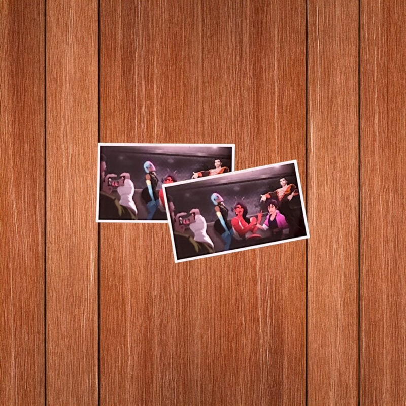 SDN Action Battle Scene Sticker