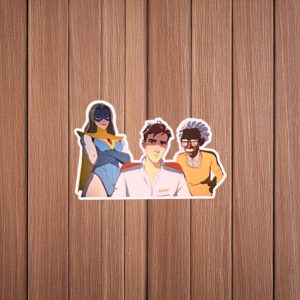 SDN Blue Mask Heroine & Scientist Sticker