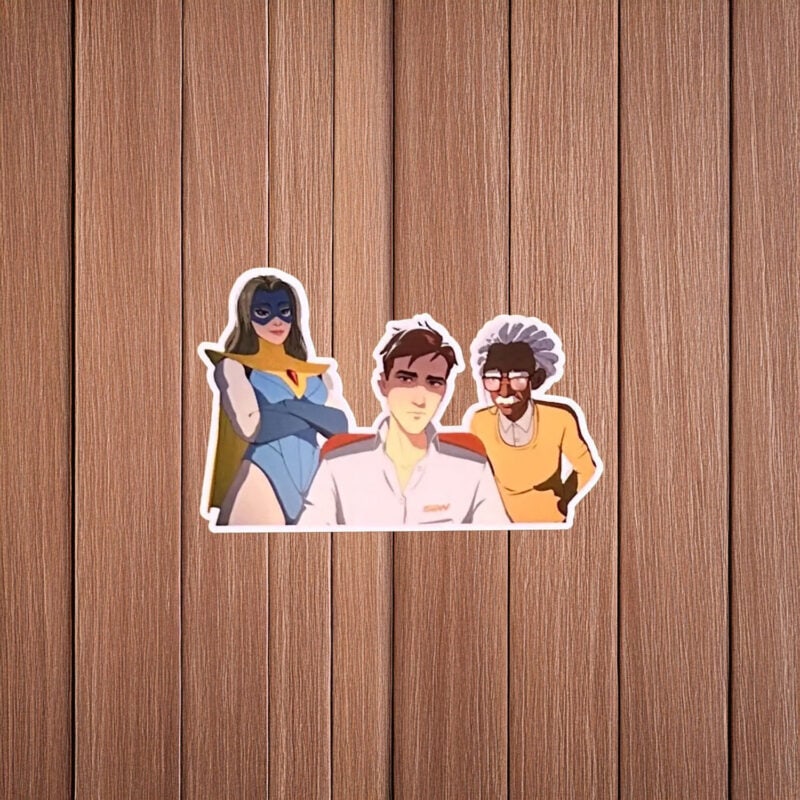 SDN Blue Mask Heroine & Scientist Sticker