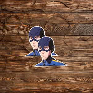 SDN Blue Tactical Helmet Sticker