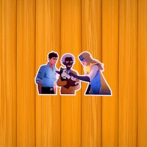 SDN Crew with Dog Sticker