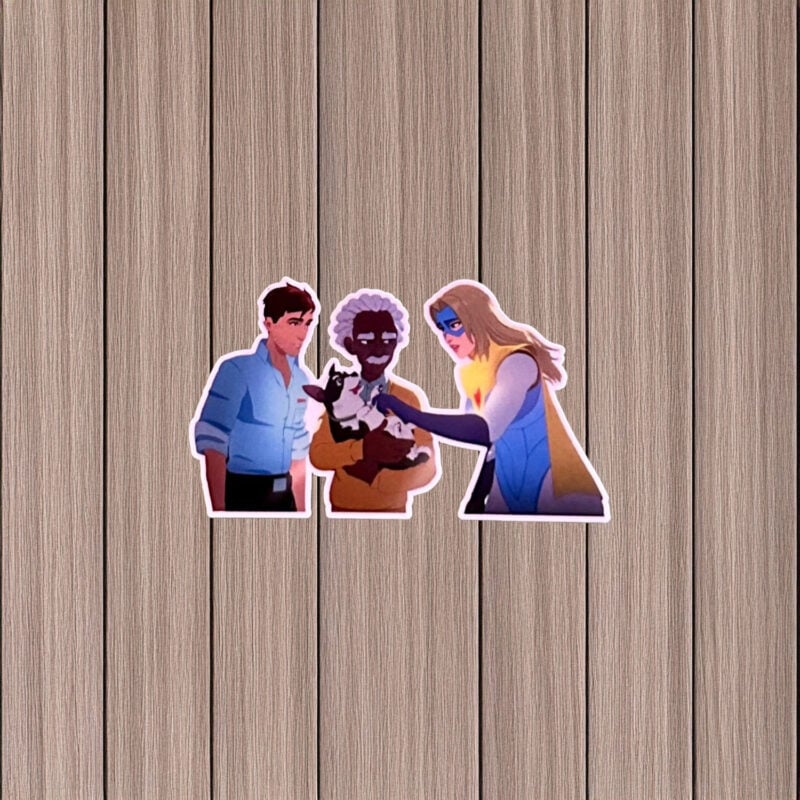 SDN Crew with Dog Sticker