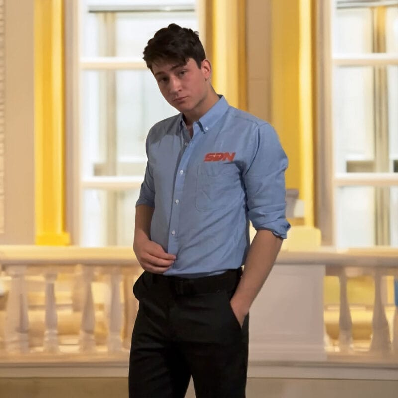 SDN Dispatch Button Shirt