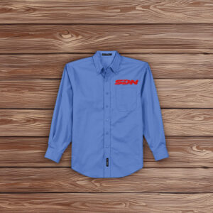 SDN Dispatch Worker Button-Up Embroidered Shirt