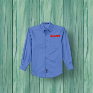 SDN Dispatch Worker Button-Up Embroidered Shirt