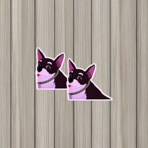 SDN Dog Cute Look-Up Sticker