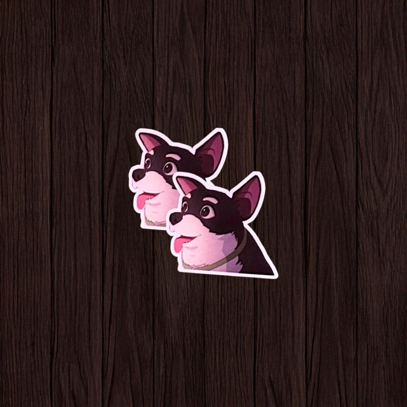 SDN Dog Happy Face Sticker