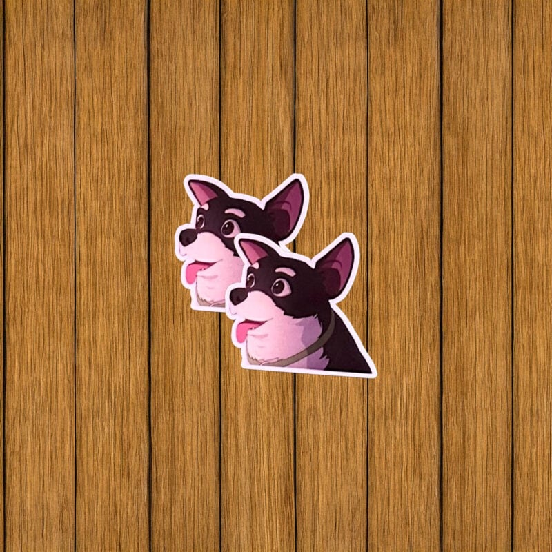 SDN Dog Happy Face Sticker