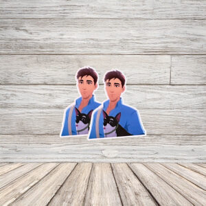 SDN Hero & Dog Close-Up Sticker