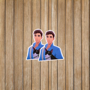 SDN Hero & Dog Close-Up Sticker