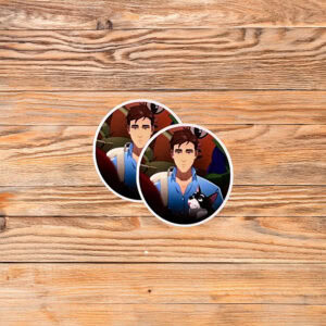 SDN Hero & Dog Round Sticker