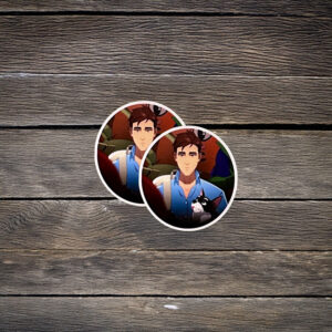 SDN Hero & Dog Round Sticker