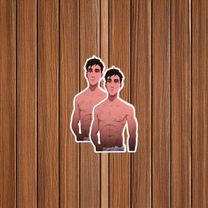 SDN Hero Shirtless Sticker