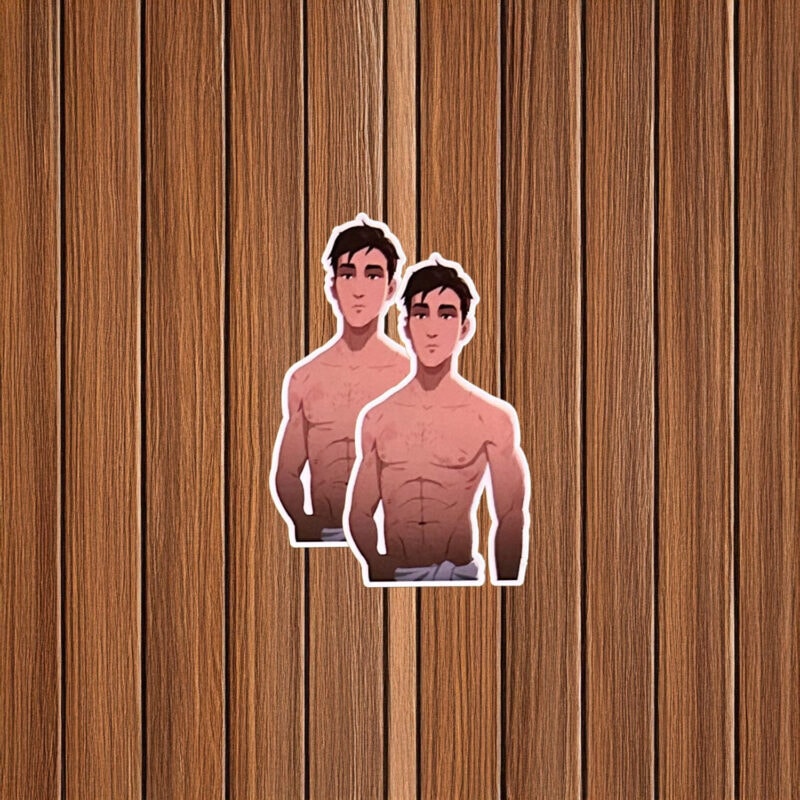 SDN Hero Shirtless Sticker