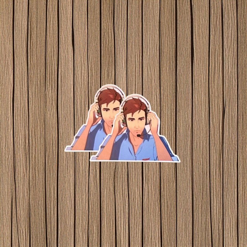 SDN Hero With Headset Sticker