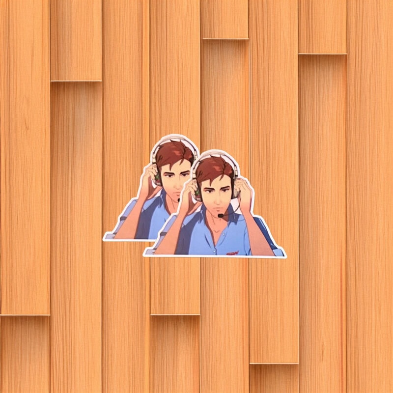 SDN Hero With Headset Sticker