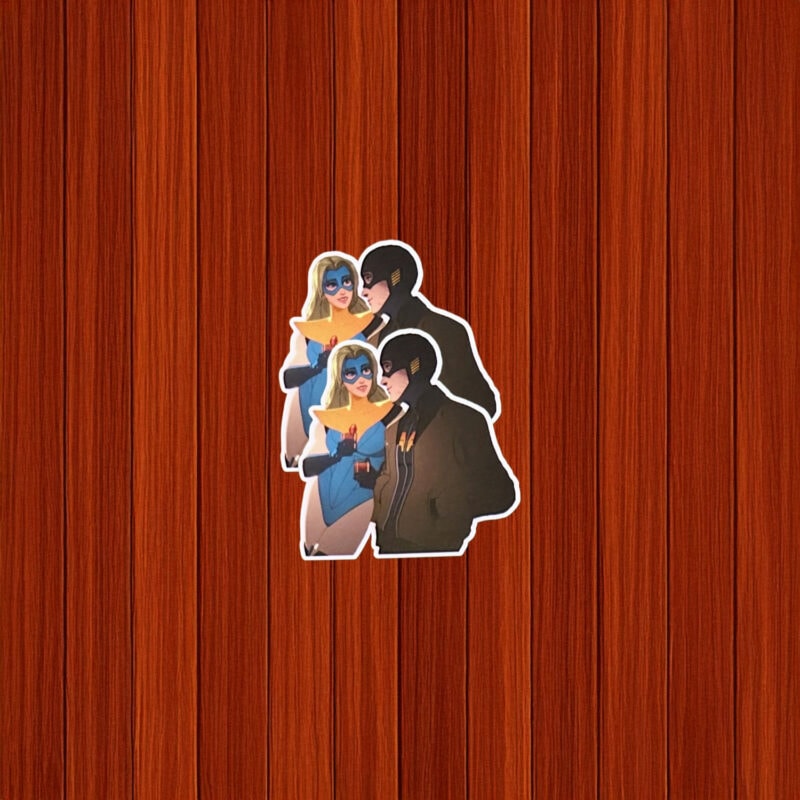 SDN Heroine & Masked Hero Duo Sticker