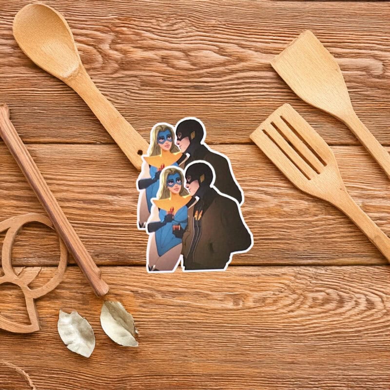 SDN Heroine & Masked Hero Duo Sticker