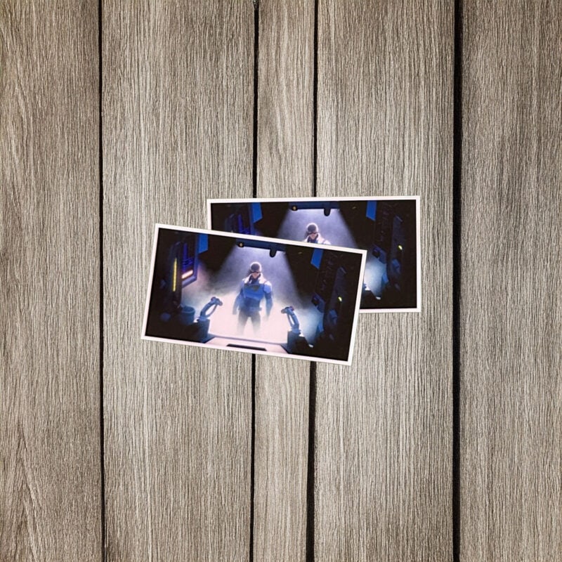 SDN Lab Entrance Scene Sticker