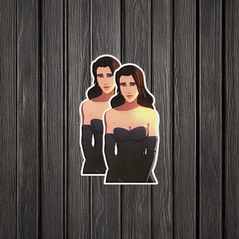 SDN Lady in Black Dress Sticker