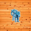 SDN Mech Suit Blue Armor Sticker