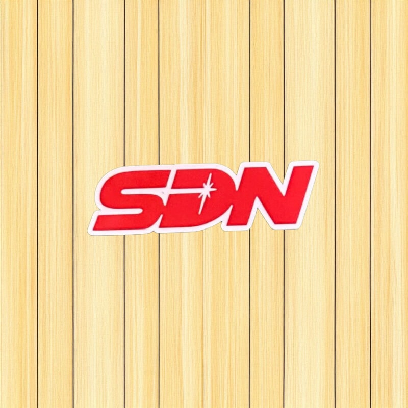 SDN Red Logo Sticker