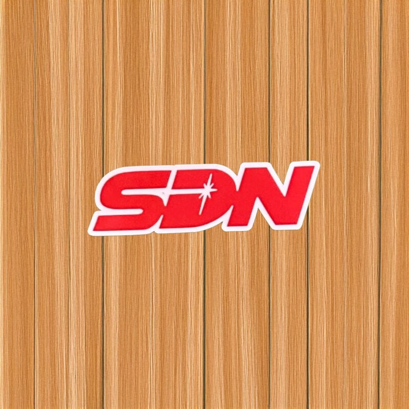 SDN Red Logo Sticker