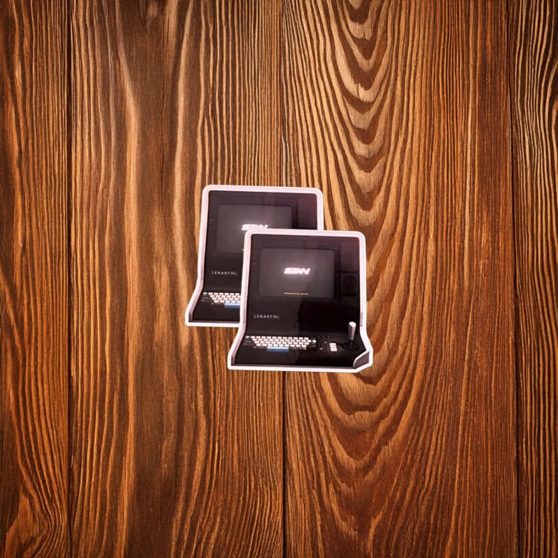 SDN Retro Terminal Computer Sticker