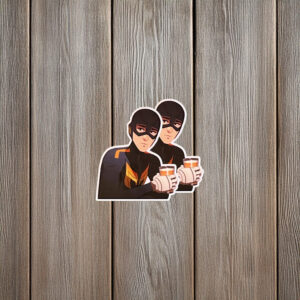 SDN Stealth Suit Hero Sticker