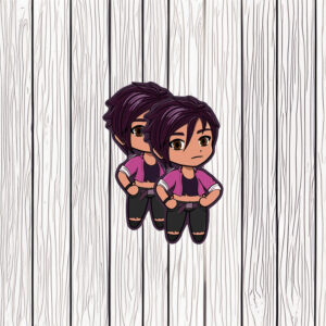 Shadow Rebel Dispatch Game Chibi Sticker