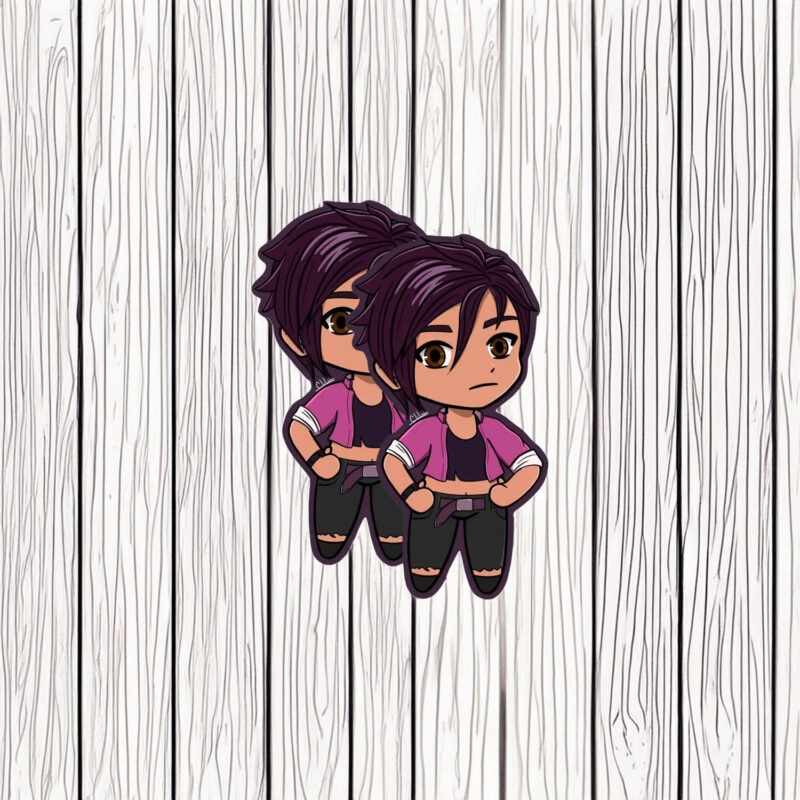 Shadow Rebel Dispatch Game Chibi Sticker
