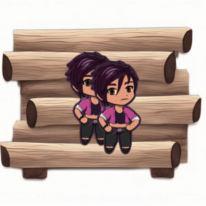 Shadow Rebel Dispatch Game Chibi Sticker