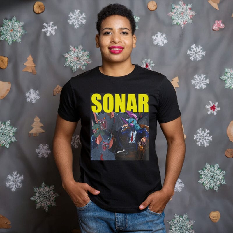 Sonar Dispatch Game Vintage 90s Graphic Style T-Shirt