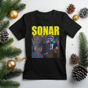 Sonar Dispatch Game Vintage 90s Graphic Style T-Shirt