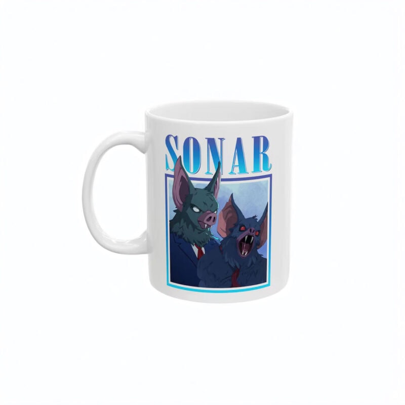 Sonar Dispatch Gaming Mug – Videogame Vintage Retro Bootleg Mug