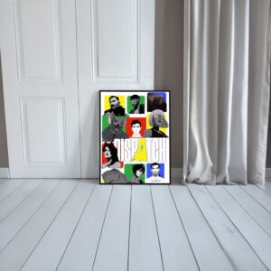 Unique Dispatch Character Collage Merch Poster