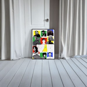 Unique Dispatch Character Collage Merch Poster