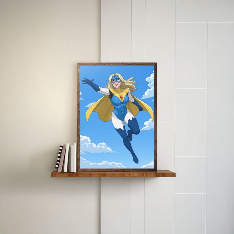 Unique Fan Gift – Blonde Blazer DISPATCH Poster