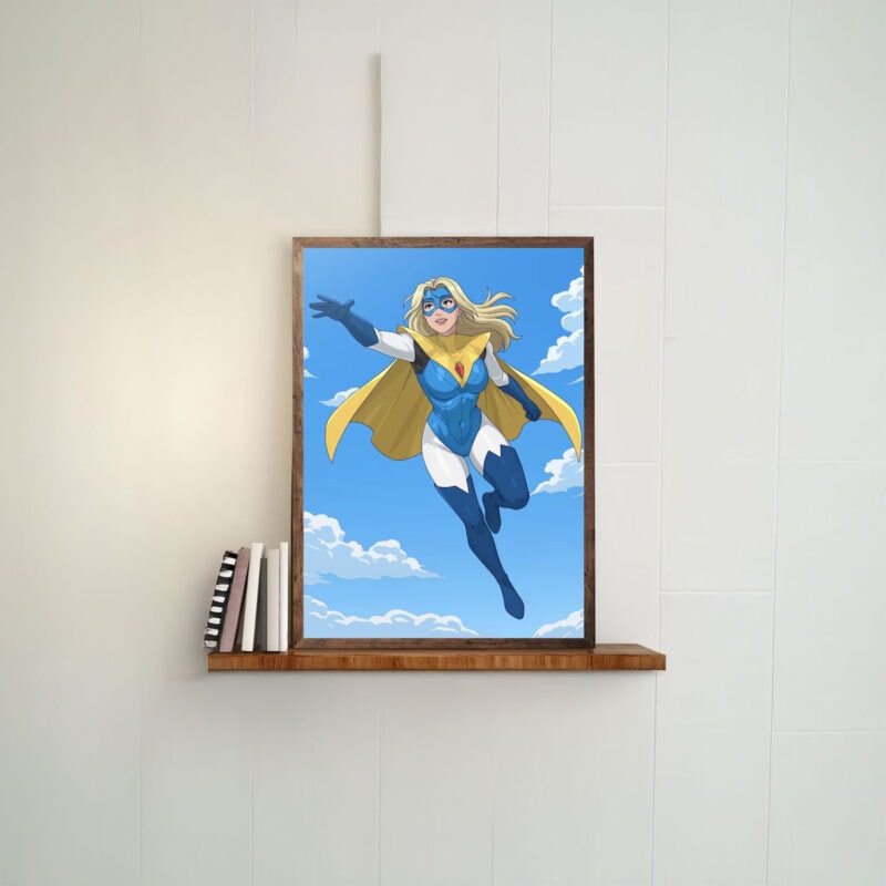 Unique Fan Gift – Blonde Blazer DISPATCH Poster