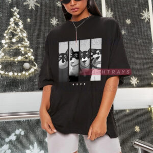 Vintage Black and White Beef Dog T-Shirt