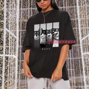 Vintage Black and White Beef Dog T-Shirt