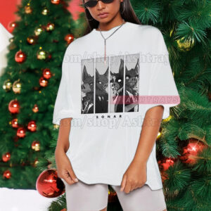 Vintage Black and White Sonar T-Shirt