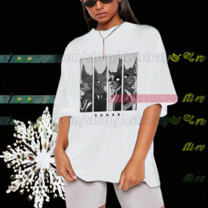 Vintage Black and White Sonar T-Shirt