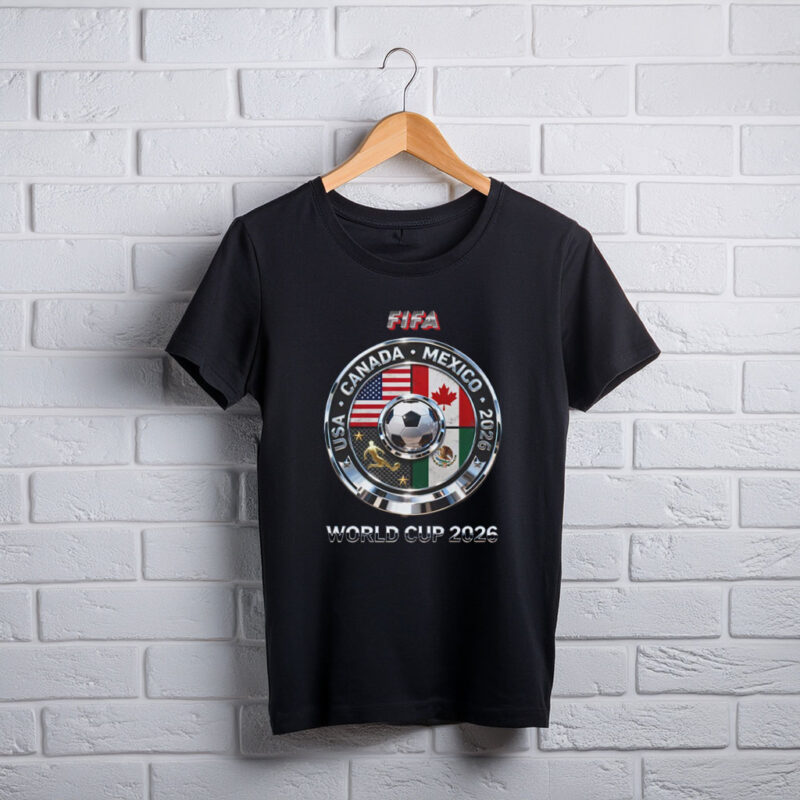 2026 World Cup FIFA USA Canada Mexico Soccer Fan Tee