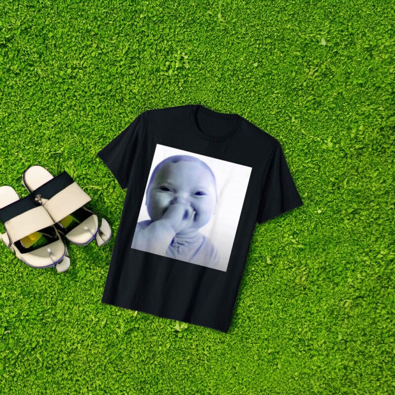 Ai Baby Laughing Baby Baby Meme Brainrot T-Shirt