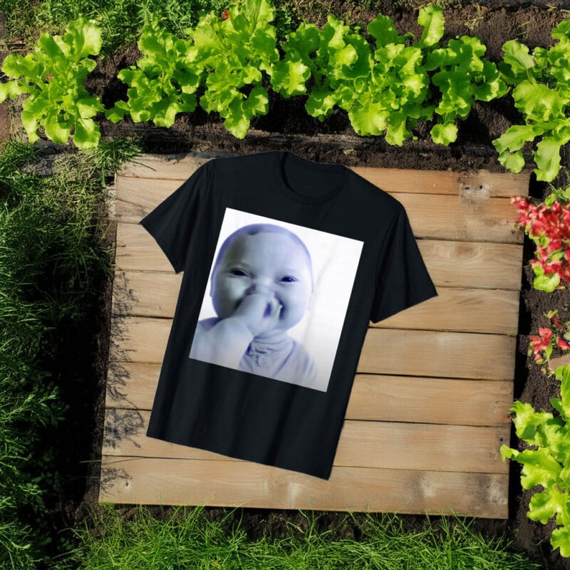 Ai Baby Laughing Baby Baby Meme Brainrot T-Shirt