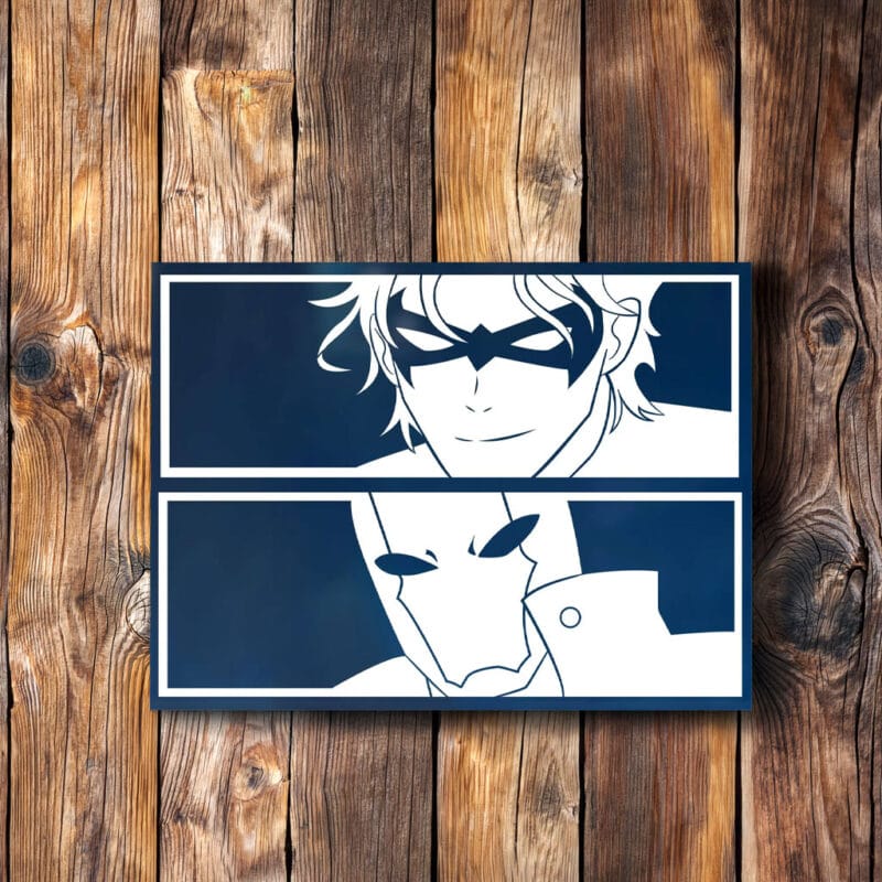 Batboys Vinyl Transfer Set Car Decal Sticker