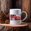 Battle-Ready Animated Heroine Action Scene Mug