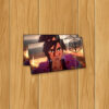 Battle-Worn Animated Heroine Intense Action Sticker